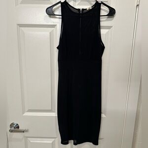 Bleuh Ciel Classic Black Midi Dress